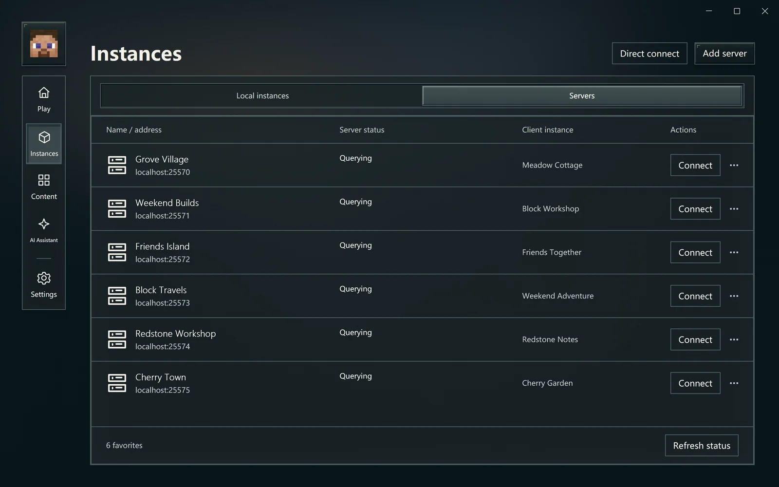 Server management