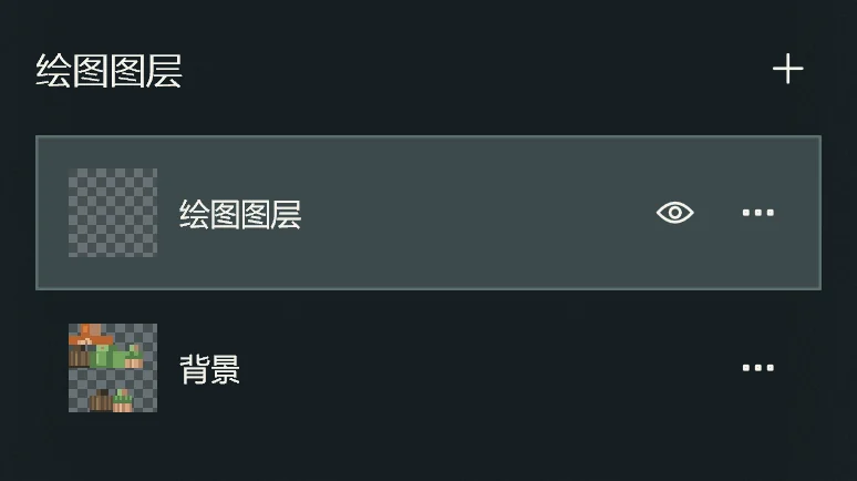 在背景之外新建绘图图层，保留可擦除、可隐藏的修改。